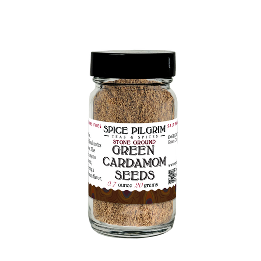 Green Cardamom Seeds - Ground