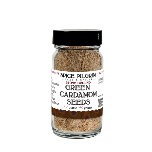 Green Cardamom Seeds - Ground