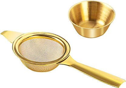 Tea Strainer with Drip Bowl